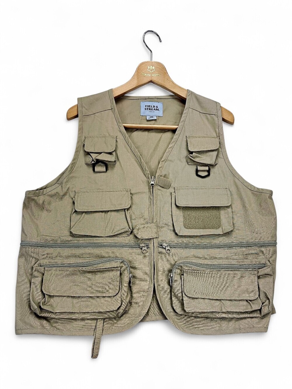 Field & Stream Men's Multi-Pocket Fishing Vest Size M - Tan